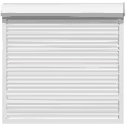 Fully Closed Hurricane Shutters