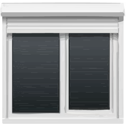Fully Open Hurricane Shutters